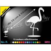 Sticker FLAMAND ROSE CAMARGUE reflechissant