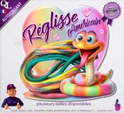 Autocollant REGLISSES AMERICAINS COEUR serpent 1