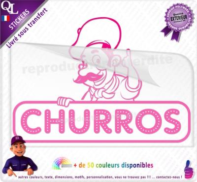 Sticker Churros CHEF (ref2)