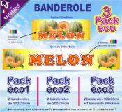 Banderole MELON Pack éco au choix