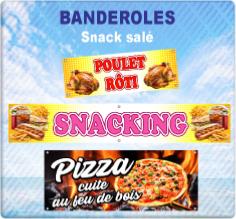 Banderoles SNACK SALE