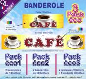 Banderole CAFE Pack éco au choix