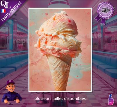 GLACES BOULES poster photo adhésif  ref 2