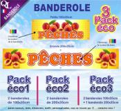 Banderole PECHES Pack éco au choix