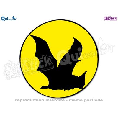 Autocollant CHAUVE-SOURIS (ref4)