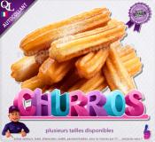 Autocollant CHURROS titre 3D CHURROS sticker