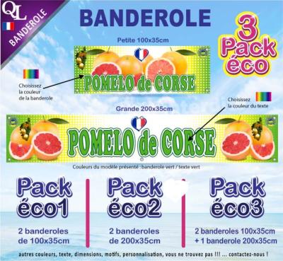 Banderole POMELO de CORSE Pack éco au choix