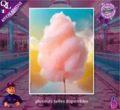 PHOTO POSTER autocollant BARBE A PAPA ref 3