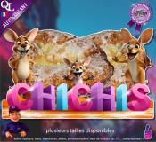 Autocollant CHICHIS titre 3D kangourou sticker