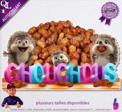 Autocollant CHOUCHOUS titre 3D hérissons sticker