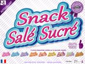 Autocollant titre SNACK Salé Sucré (ref1)