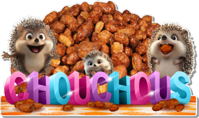 CHOUCHOUS sticker forain plv adhésive