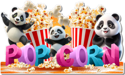 POP CORN STIKER PUB FORAIN