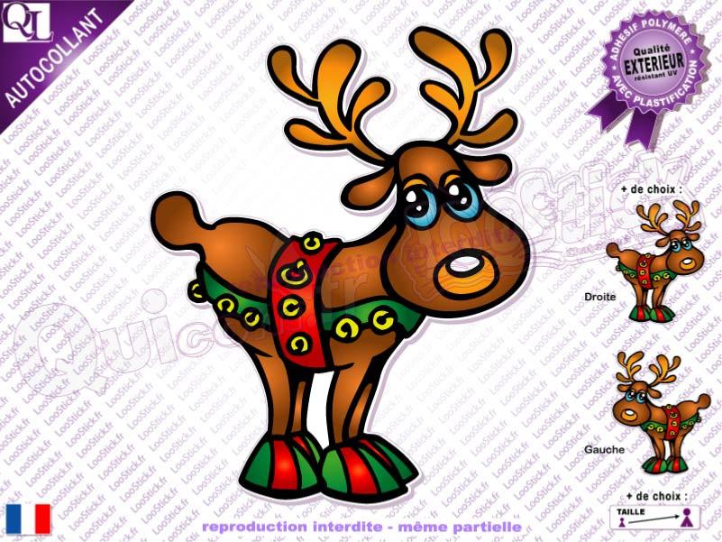 sticker RENNES de noël