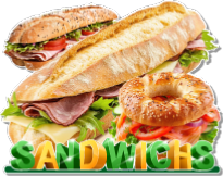 SANDWICHS sticker sandwicherie snack food