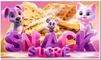 SNACK SUCRE POSTER AFFICHE PLV STICKER